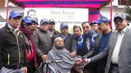 রংপুরের ২ হাজার দুঃস্থ ও শীতার্ত মানুষের মাঝে রংপুর চেম্বারের কম্বল বিতরণ